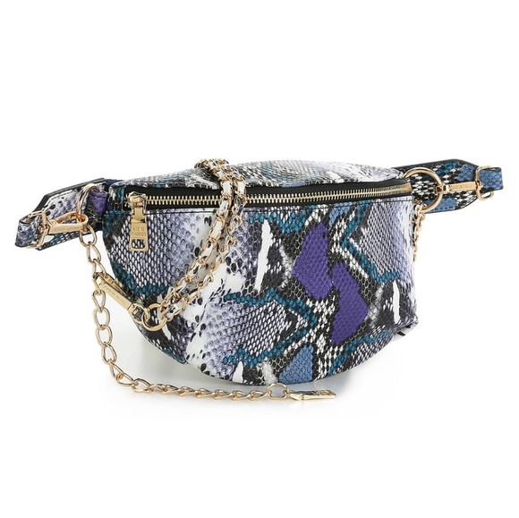 Steve Madden Kailin Python Belt Bag - Picture 3 of 8